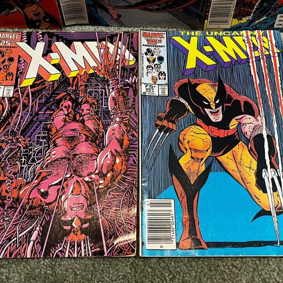 5 Marvel Uncanny X-MEN Comic Lot #158, 163, 293, 205, 207 Wolverine, Phoenix - Picture 6 of 6